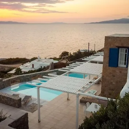 Вилла Elite 3 Bd With Pool & Sea View Houlakia (Mykonos)