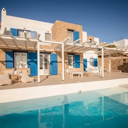 Elite 3 Bd With Pool & Sea View Houlakia (Mykonos)